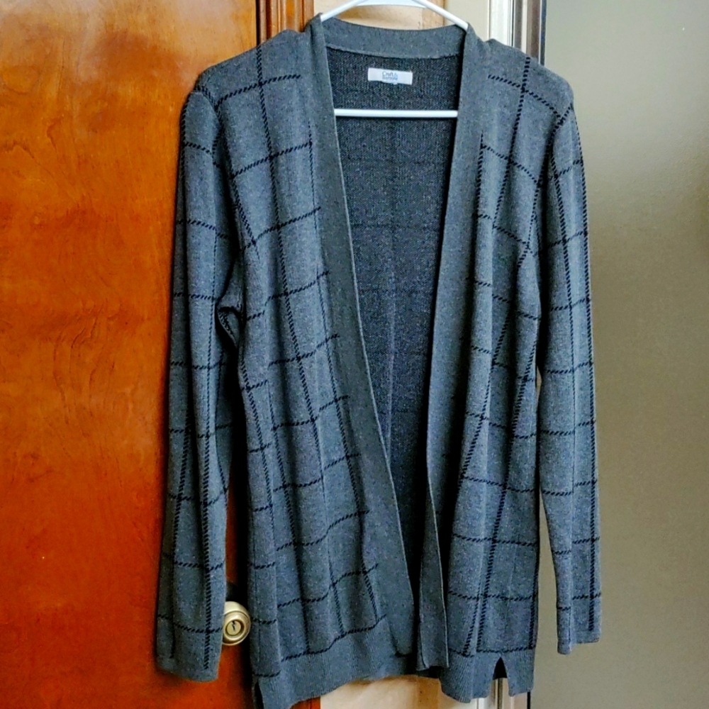 🩶🖤Croft& Barrow Cardigan - Picture 1 of 6